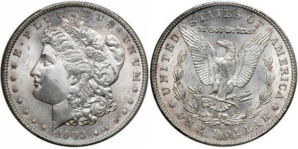 1 Долар США (1776 - ) Срібло 
