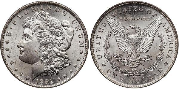 1 Долар США (1776 - ) Срібло 