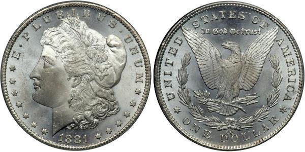1 Долар США (1776 - ) Срібло 
