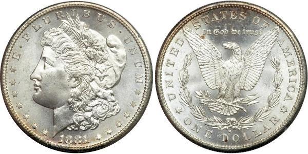 1 Долар США (1776 - ) Срібло 