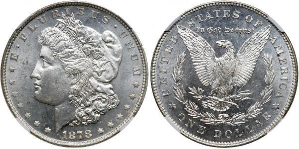 1 Долар США (1776 - ) Срібло 