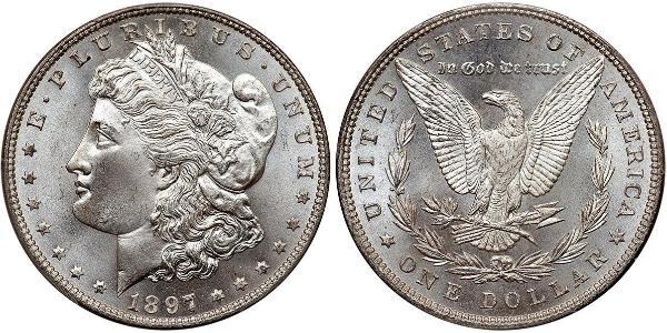1 Долар США (1776 - ) Срібло 