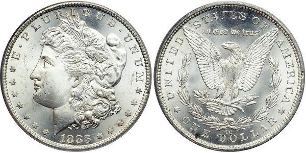 1 Долар США (1776 - ) Срібло 