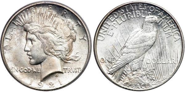 1 Долар США (1776 - ) Срібло 