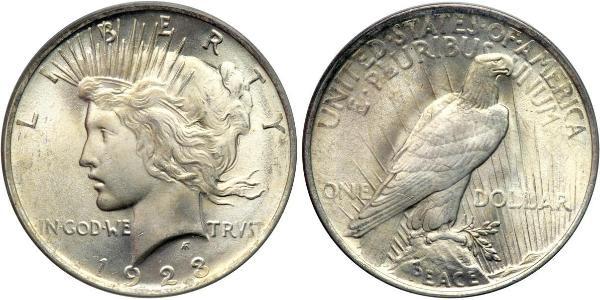 1 Долар США (1776 - ) Срібло 