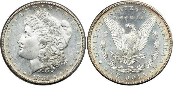 1 Долар США (1776 - ) Срібло 