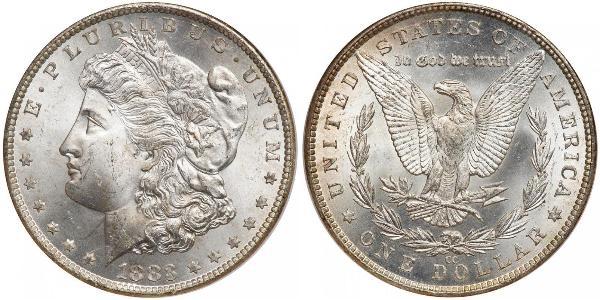 1 Долар США (1776 - ) Срібло 