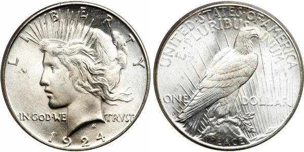 1 Долар США (1776 - ) Срібло 
