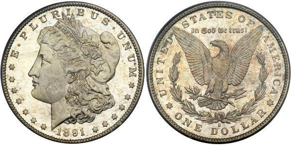 1 Долар США (1776 - ) Срібло 