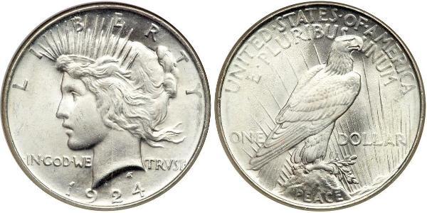 1 Долар США (1776 - ) Срібло 