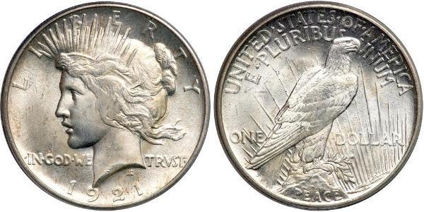 1 Долар США (1776 - ) Срібло 