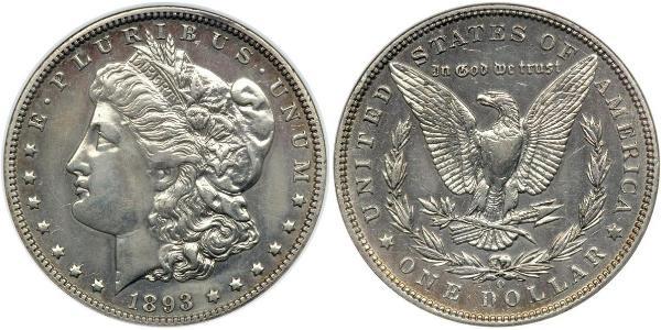 1 Долар США (1776 - ) Срібло 