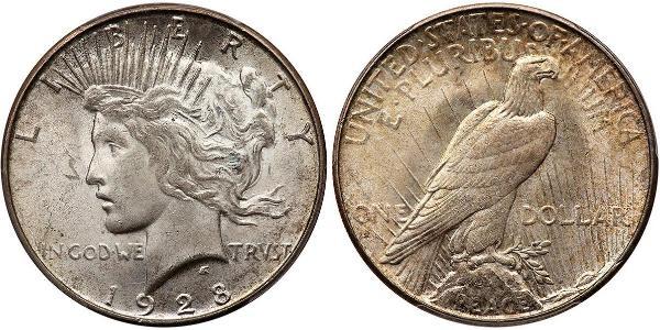 1 Долар США (1776 - ) Срібло 