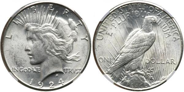 1 Долар США (1776 - ) Срібло 