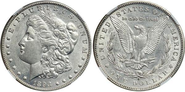 1 Долар США (1776 - ) Срібло 