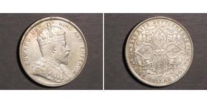 1 Долар Стрейтс-Сетлментс (1826 - 1946) Срібло Едвард VII (1841-1910)
