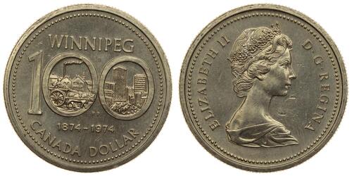 1 Доллар Канада  Елизавета II (1926-2022)