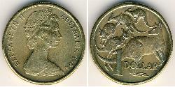 1 Доллар Австралия (1939 - ) Алюминий/Никель/Медь Елизавета II (1926-2022)