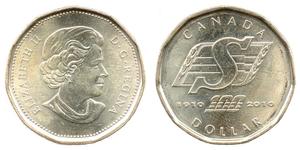 1 Доллар Канада Бронза Елизавета II (1926-2022)