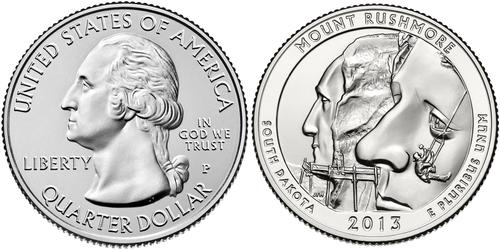 1 Доллар США (1776 - ) Медь Джордж Вашингтон