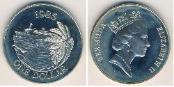 1 Доллар Бермудские Острова Серебро Елизавета II (1926-2022)