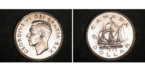 1 Доллар Канада Серебро Георг VI (1895-1952)