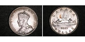 1 Доллар Канада Серебро Георг V (1865-1936)