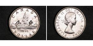 1 Доллар Канада Серебро Елизавета II (1926-2022)