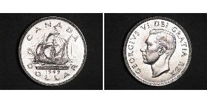 1 Доллар Канада Серебро Георг VI (1895-1952)