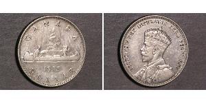 1 Доллар Канада Серебро Георг V (1865-1936)