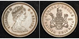 1 Доллар Канада Серебро Елизавета II (1926-2022)