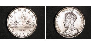 1 Доллар Канада Серебро Георг V (1865-1936)