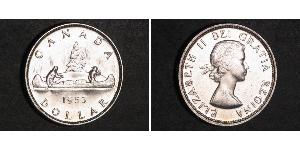 1 Доллар Канада Серебро Елизавета II (1926-2022)