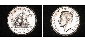 1 Доллар Канада Серебро Георг VI (1895-1952)