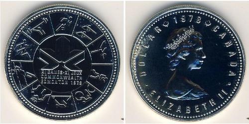 1 Доллар Канада Серебро Елизавета II (1926-2022)