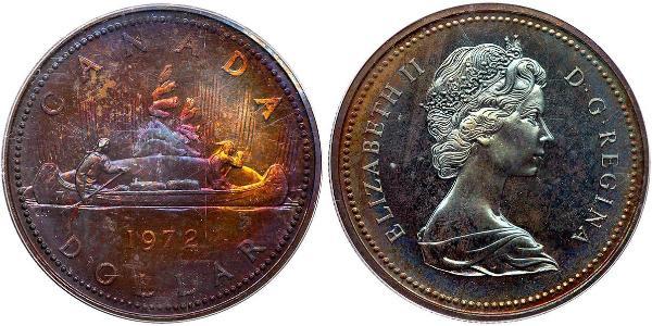 1 Доллар Канада Серебро Елизавета II (1926-2022)