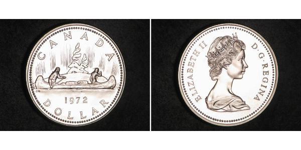 1 Доллар Канада Серебро Елизавета II (1926-2022)