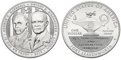 1 Доллар США (1776 - ) Серебро Дуайт Дэвид Эйзенхауэр (1890-1969)