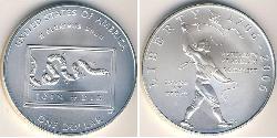 1 Доллар США (1776 - ) Серебро 