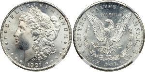 1 Доллар США (1776 - ) Серебро 