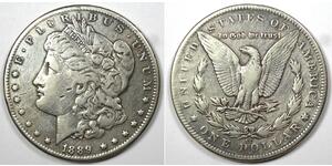 1 Доллар США (1776 - ) Серебро 