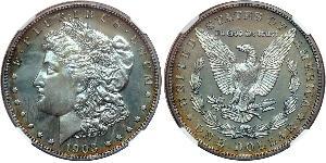 1 Доллар США (1776 - ) Серебро 