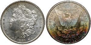 1 Доллар США (1776 - ) Серебро 