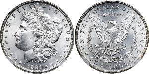 1 Доллар США (1776 - ) Серебро 
