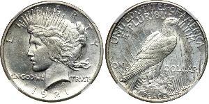 1 Доллар США (1776 - ) Серебро 