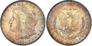 1 Доллар США (1776 - ) Серебро 