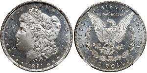 1 Доллар США (1776 - ) Серебро 