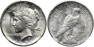 1 Доллар США (1776 - ) Серебро 