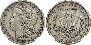 1 Доллар США (1776 - ) Серебро 