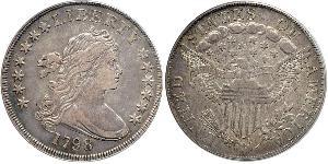 1 Доллар США (1776 - ) Серебро Anne Willing Bingham (1764-1801)